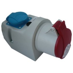 Nástenná zásuvka IZVZ 3253 400V 32A/5P + 16A/250V